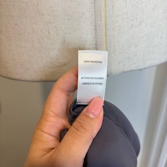 ASTR Side Tie Gray Jumpsuit - Picture 9 of 9